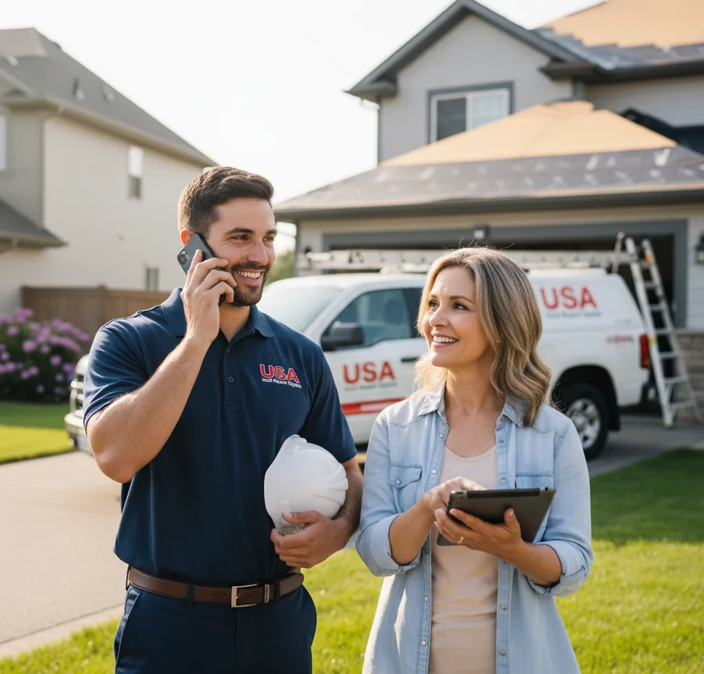 USA Roof Repair Experts customer support in Galesville